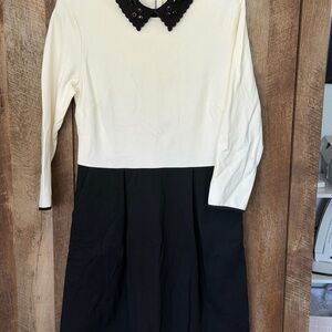 Maison Jules Black and White Dress